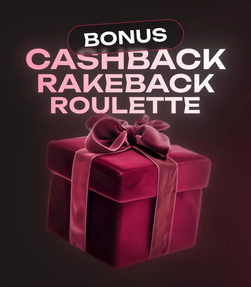 Bonus: cashback, rakeback & roulette